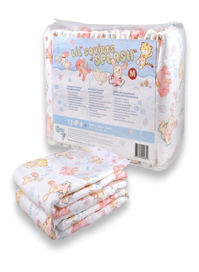 Rearz - Lil' Squirts Splash - Adult Printed Diapers (16 Pack) (Medium) - Image 1